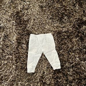 Soft white 9 month old light weight pants
